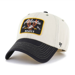 Atlanta Braves '47 Keepsake Collection Clean Up Adjustable Hat - Natural/Black Hats