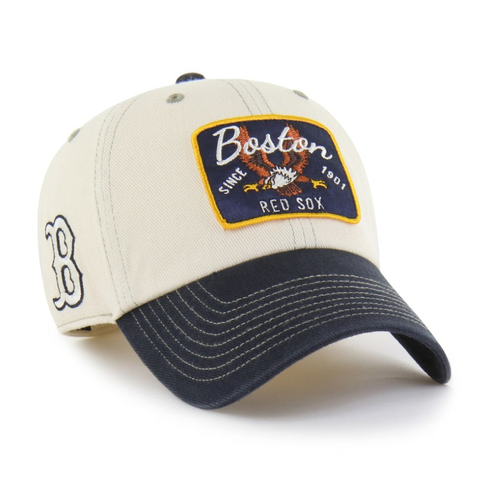 Boston Red Sox '47 Keepsake Collection Clean Up Adjustable Hat - Natural/Navy Hats