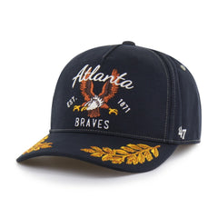Atlanta Braves '47 Keepsake Collection Adjustable Hitch Hat - Navy Hats