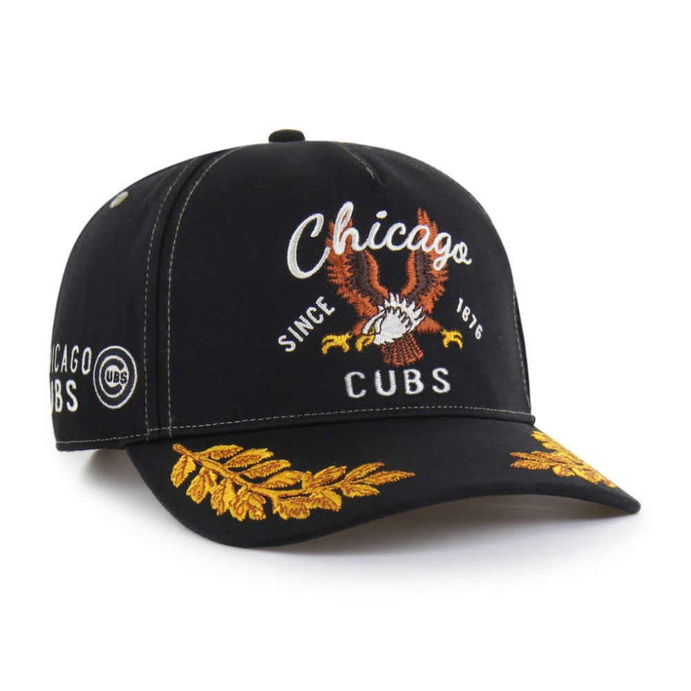 Chicago Cubs '47 Keepsake Collection Adjustable Hitch Hat - Black Hats