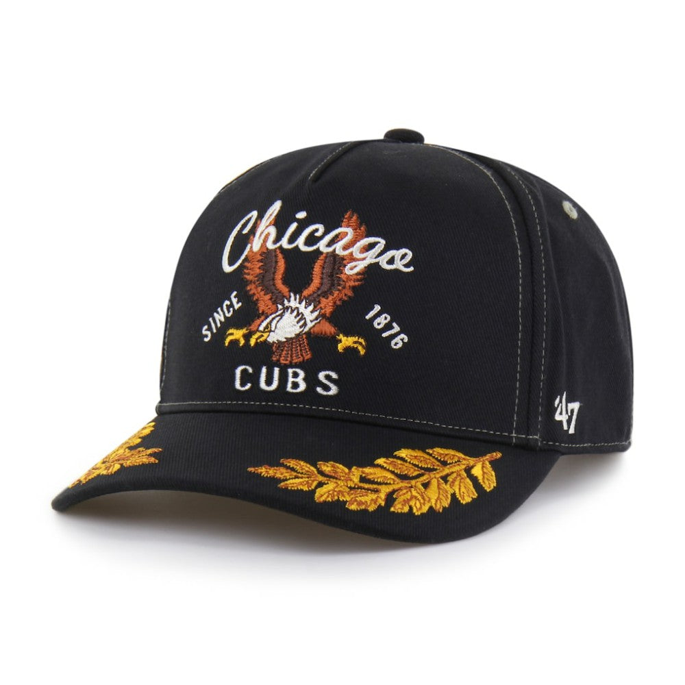 Chicago Cubs '47 Keepsake Collection Adjustable Hitch Hat - Black Hats