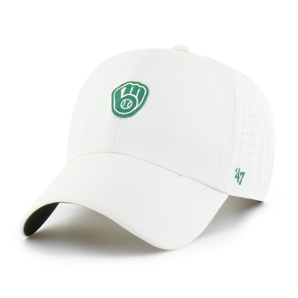 Milwaukee Brewers '47 Elevated Greens Clean Up Adjustable Hat - White Hats