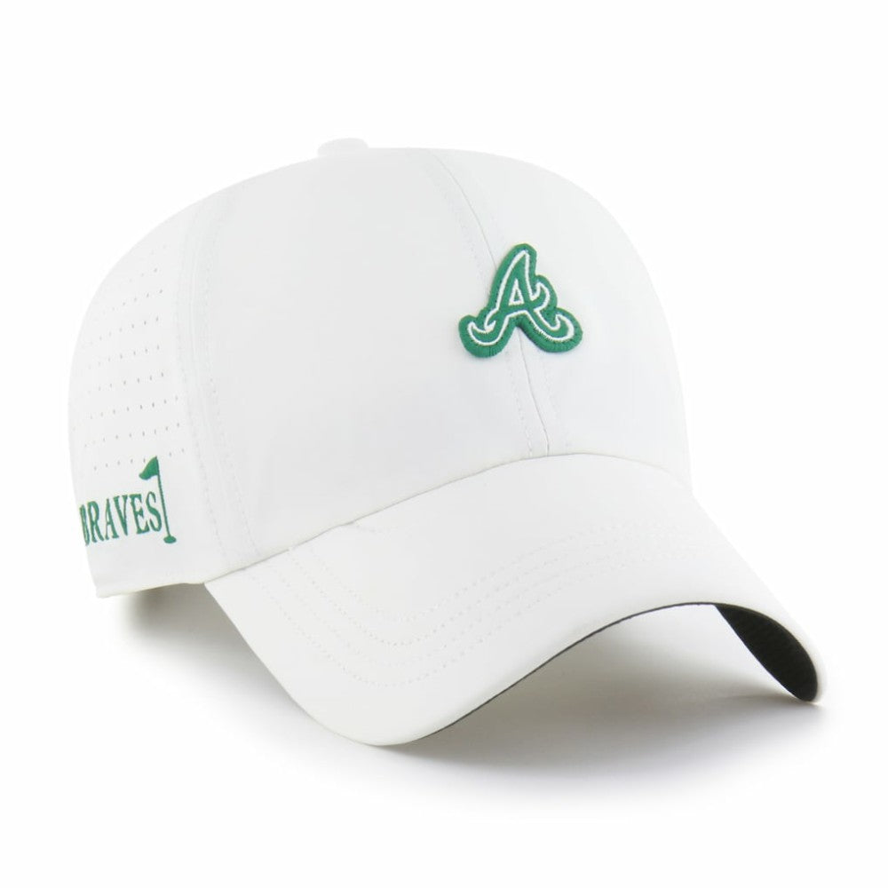 Atlanta Braves '47 Elevated Greens Clean Up Adjustable Hat - White Hats