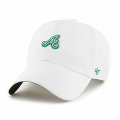 Atlanta Braves '47 Elevated Greens Clean Up Adjustable Hat - White Hats