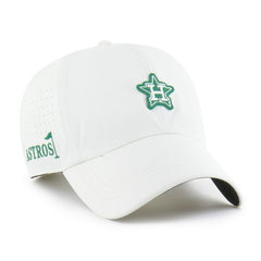 Houston Astros '47 Elevated Greens Clean Up Adjustable Hat - White Hats