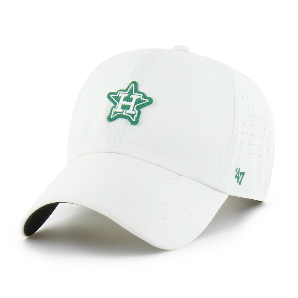 Houston Astros '47 Elevated Greens Clean Up Adjustable Hat - White Hats