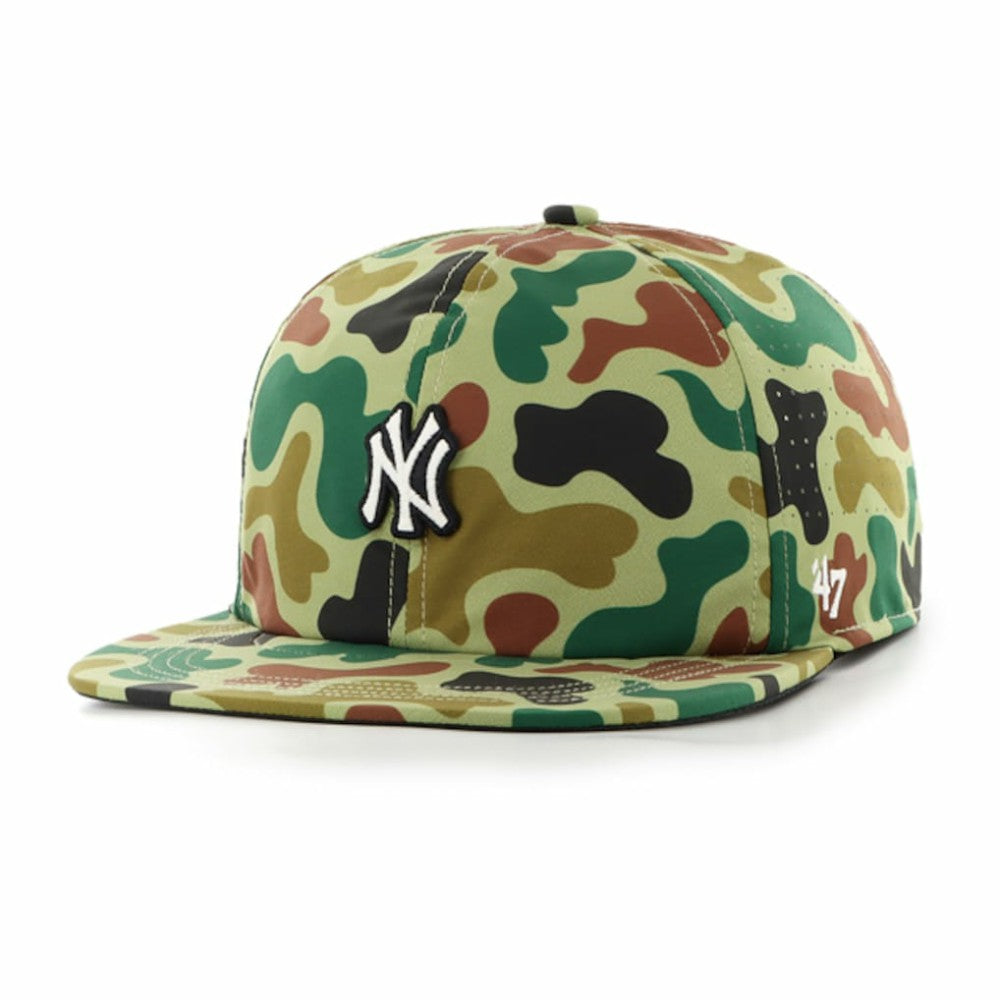 New York Yankees '47 Elevated Greens Captain Adjustable Hat - Camo Hats