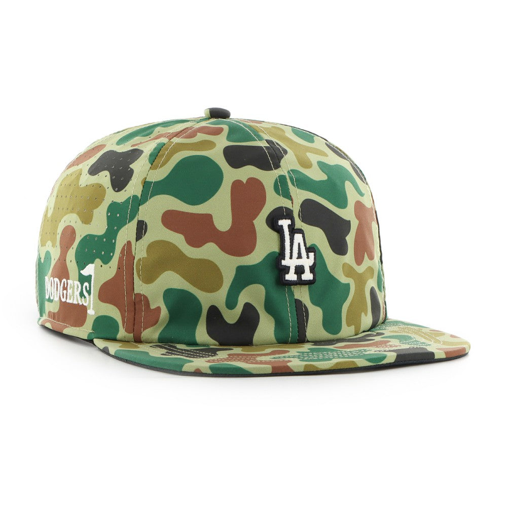 Los Angeles Dodgers '47 Elevated Greens Captain Adjustable Hat - Camo Hats