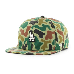 Los Angeles Dodgers '47 Elevated Greens Captain Adjustable Hat - Camo Hats