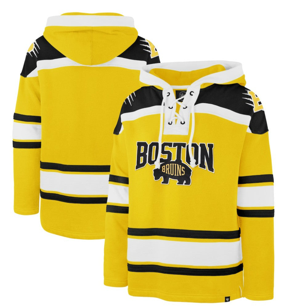 NHL Boston Bruins '47 2026 NHL Stadium Series Superior Lacer Hoodie - Gold