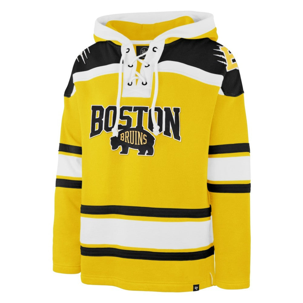 NHL Boston Bruins '47 2026 NHL Stadium Series Superior Lacer Hoodie - Gold