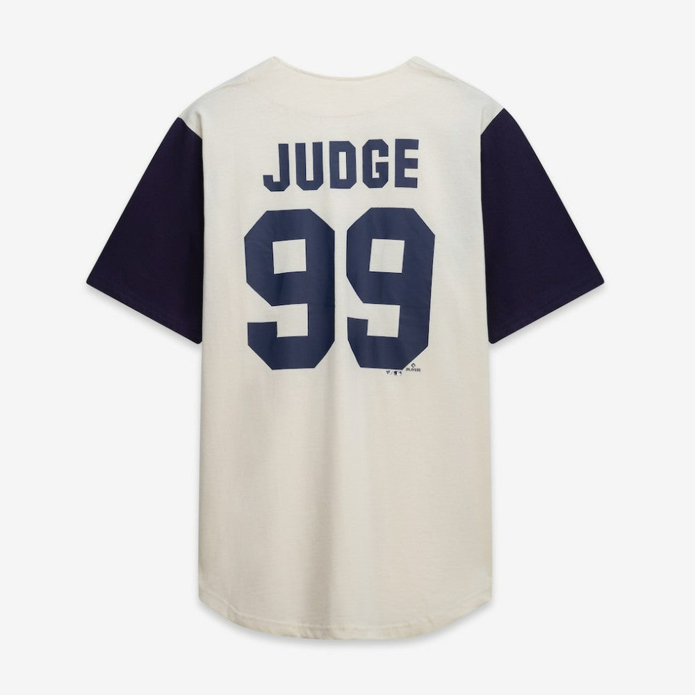 New York Yankees Profile Big & Tall Two-Color Fashion Jersey - Cream/Navy Jerseys