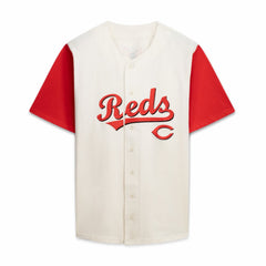 Cincinnati Reds Profile Big & Tall Two-Color Fashion Jersey - Cream/Red Jerseys