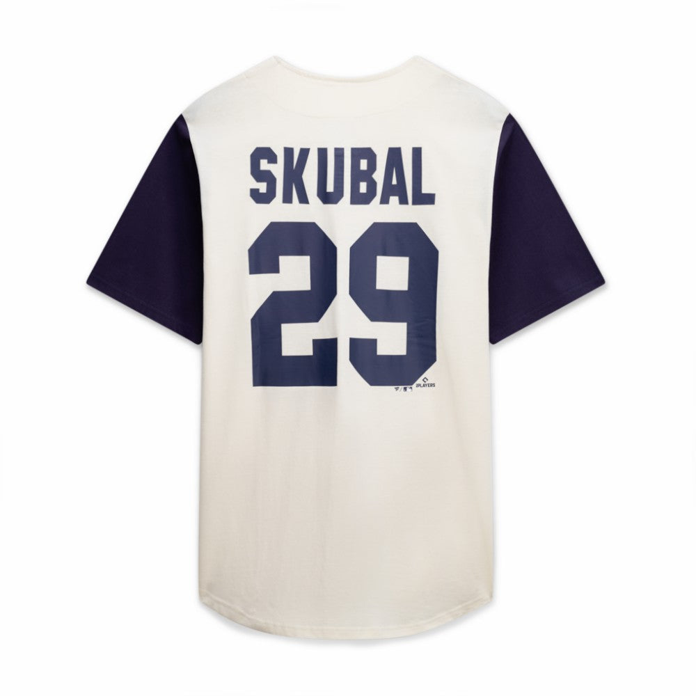 Detroit Tigers Profile Big & Tall Two-Color Fashion Jersey - Cream/Navy Jerseys