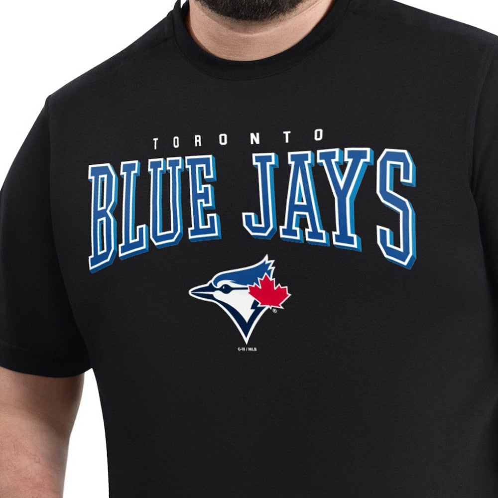 Toronto Blue Jays G-III Sports by Carl Banks Adaptive Classic Team Spirit T-Shirt - Black T-shirts