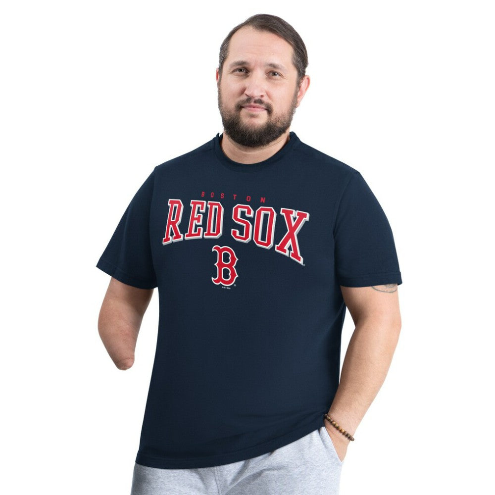 Boston Red Sox G-III Sports by Carl Banks Adaptive Classic Team Spirit T-Shirt - Navy T-shirts