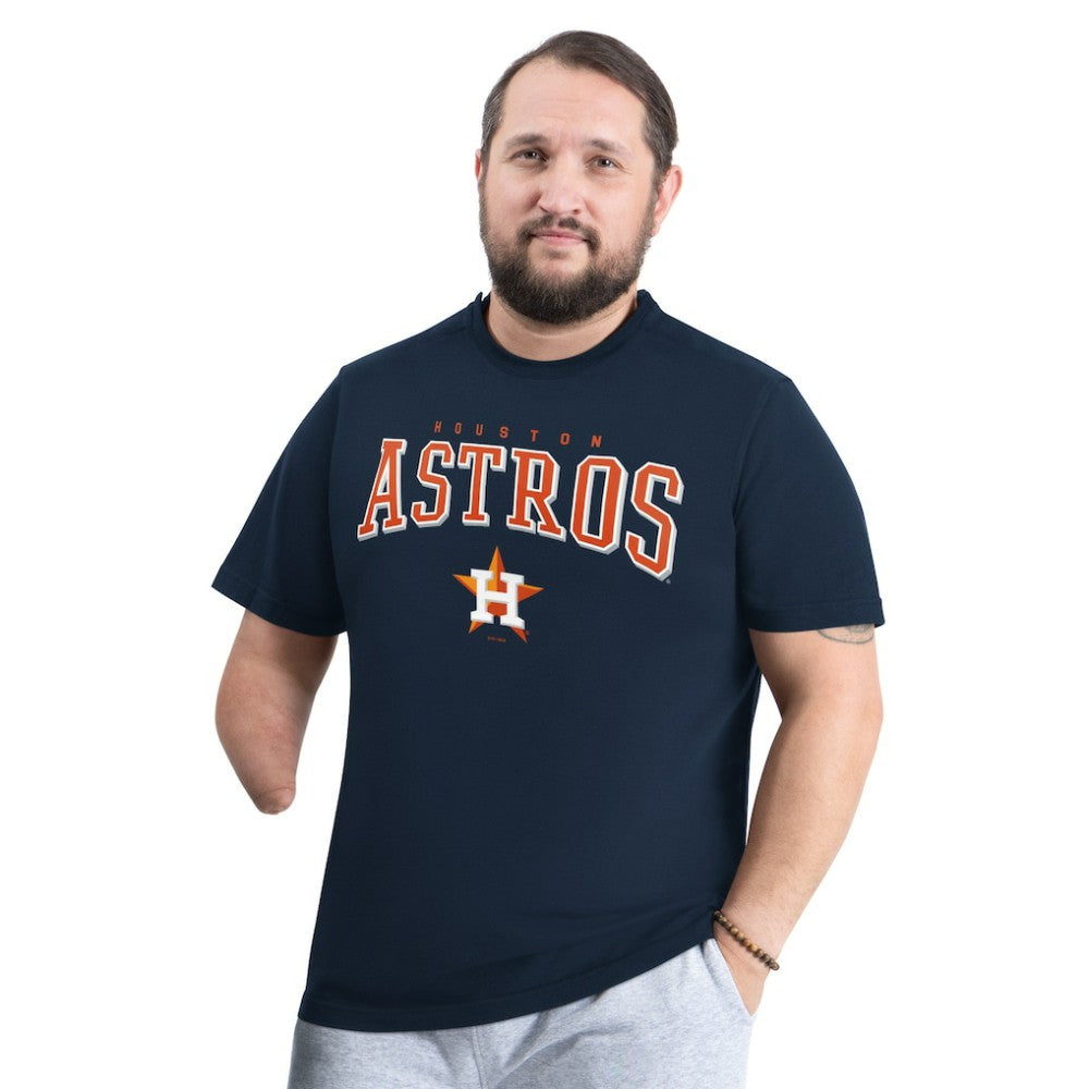 Houston Astros G-III Sports by Carl Banks Adaptive Classic Team Spirit T-Shirt - Navy T-shirts
