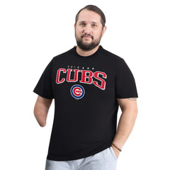 Chicago Cubs G-III Sports by Carl Banks Adaptive Classic Team Spirit T-Shirt - Black T-shirts
