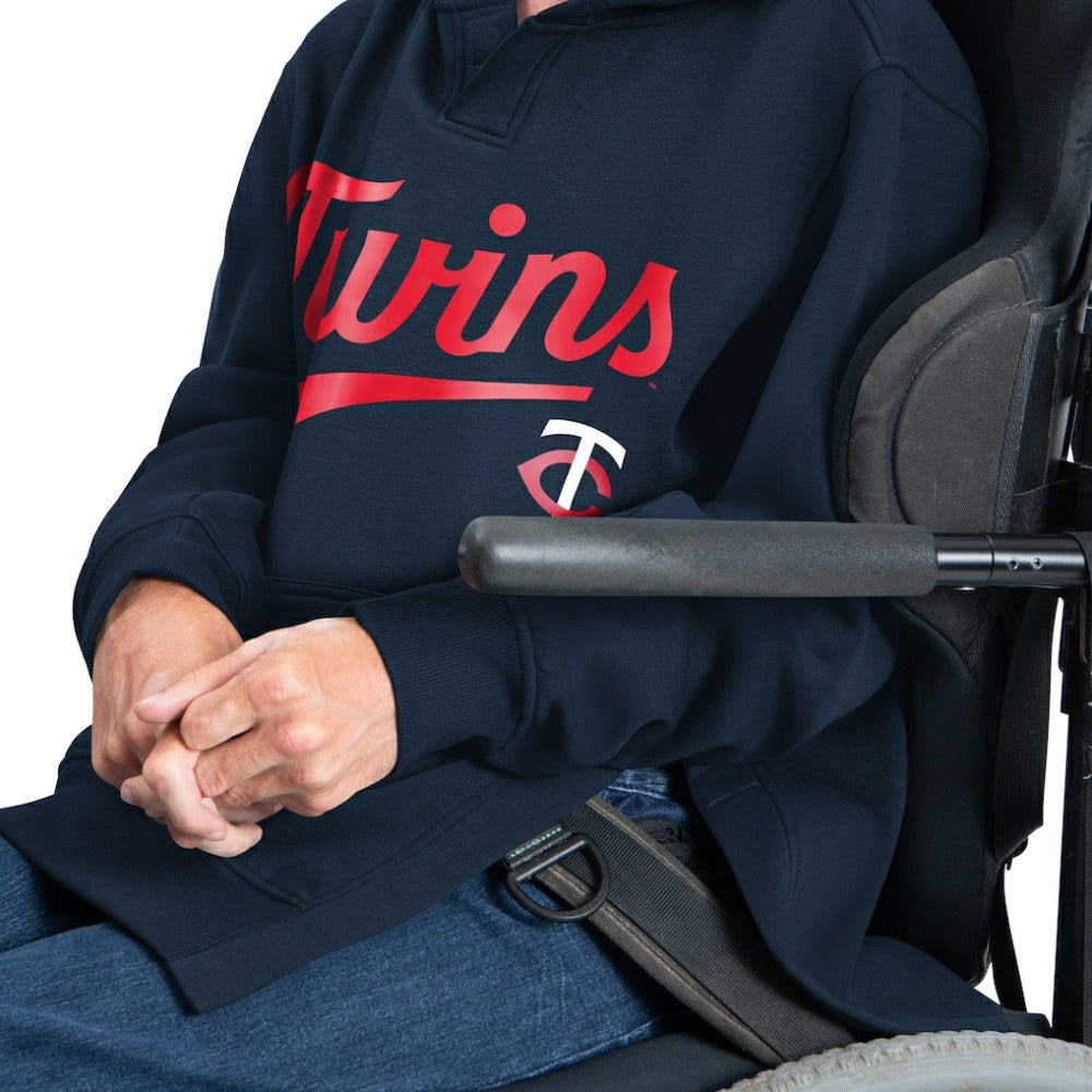Minnesota Twins G-III Sports by Carl Banks Adaptive Lockup Fleece Hoodie - Navy Hoodies