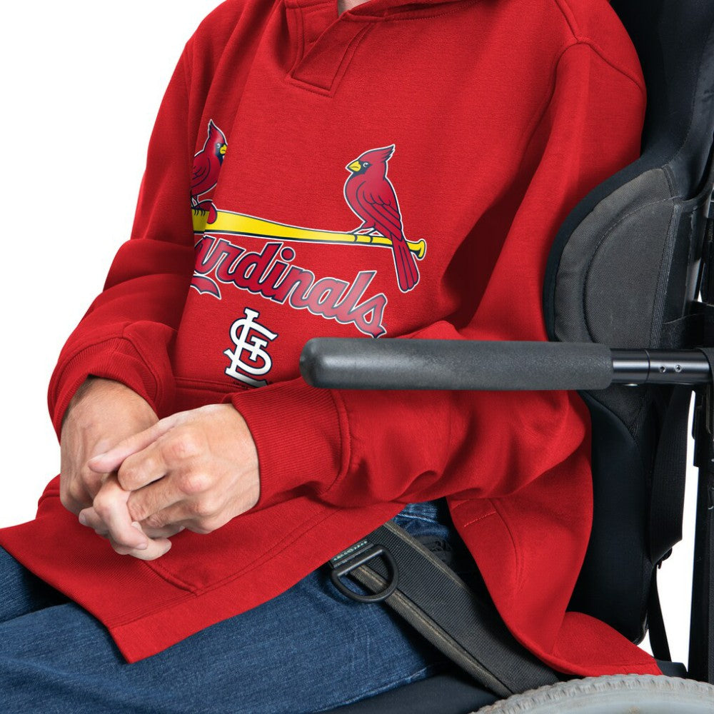 St. Louis Cardinals G-III Sports by Carl Banks Adaptive Lockup Fleece Hoodie - Red Hoodies