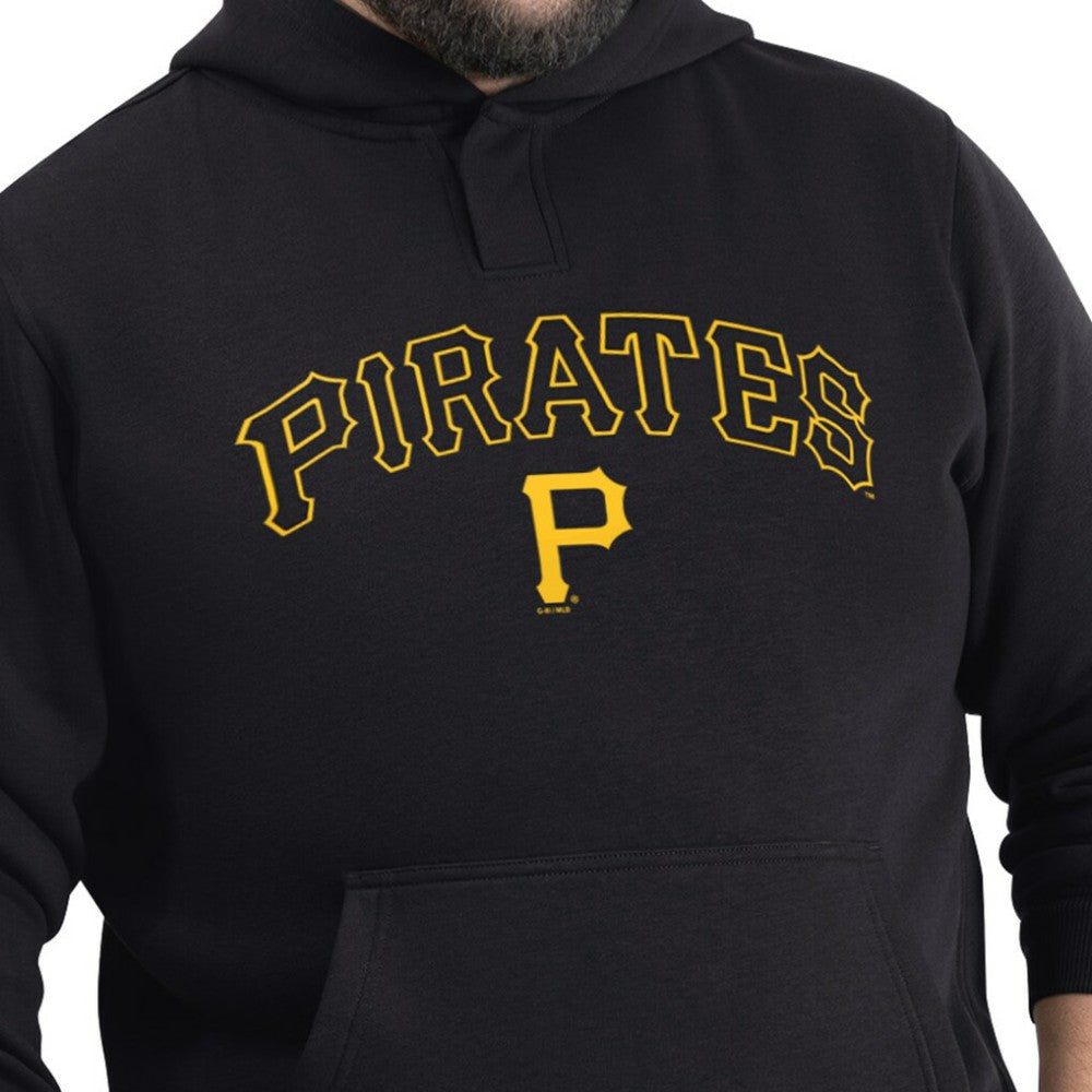 Pittsburgh Pirates G-III Sports by Carl Banks Adaptive Lockup Fleece Hoodie - Black Hoodies