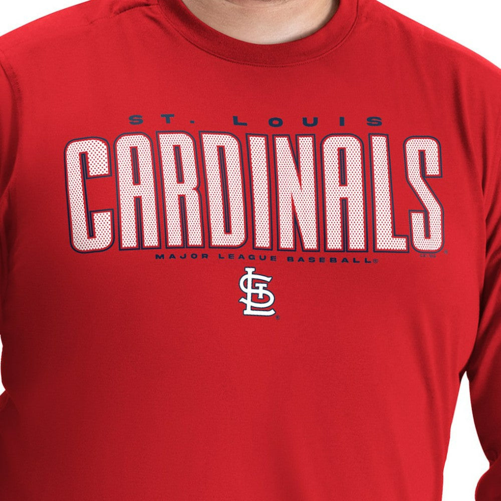St. Louis Cardinals G-III Sports by Carl Banks Adaptive Long Sleeve T-Shirt - Red T-shirts