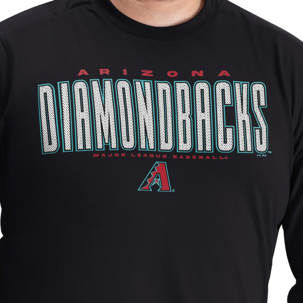 Arizona Diamondbacks G-III Sports by Carl Banks Adaptive Long Sleeve T-Shirt - Black T-shirts