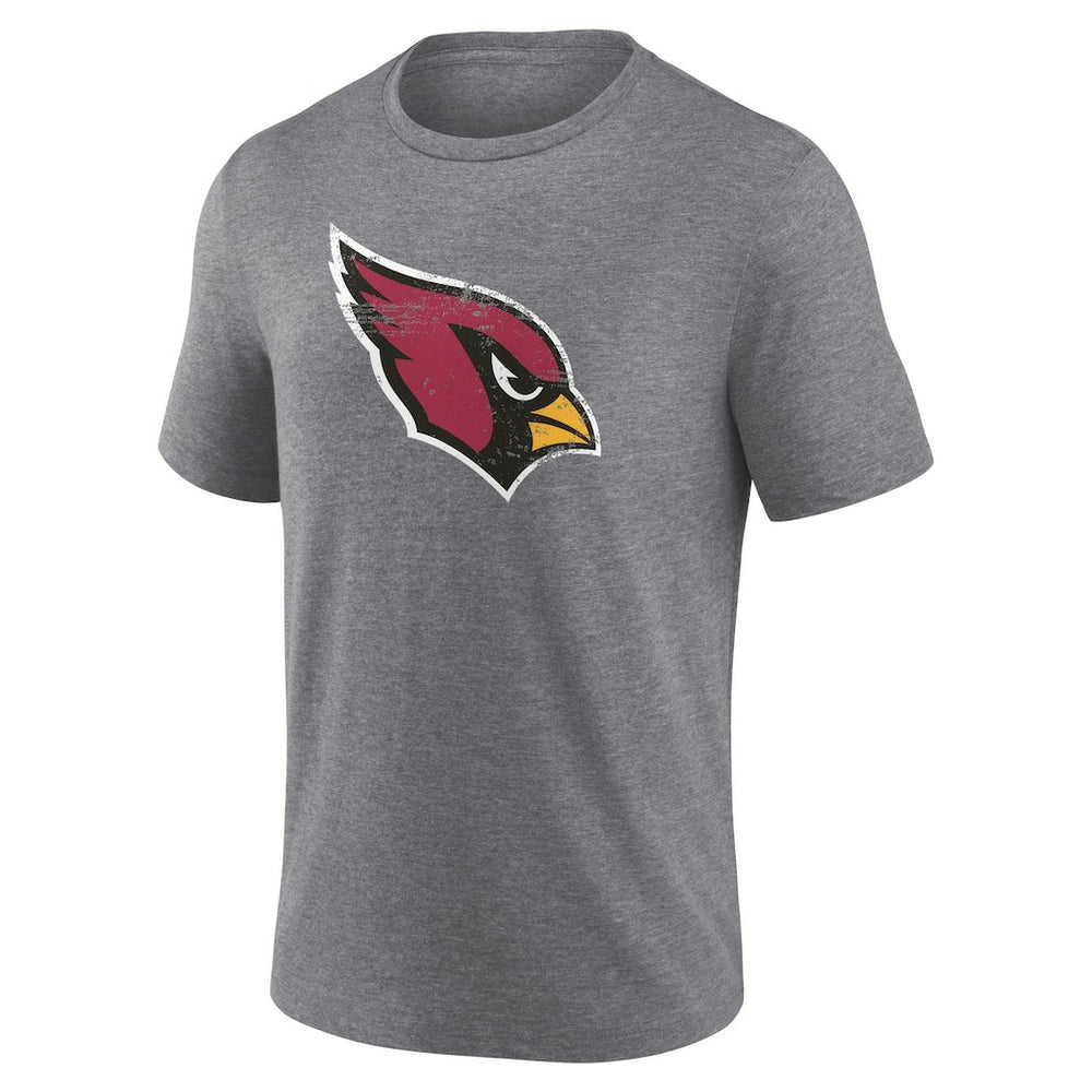 Arizona Cardinals Heritage Custom Name & Number Tri-Blend T-Shirt Gray