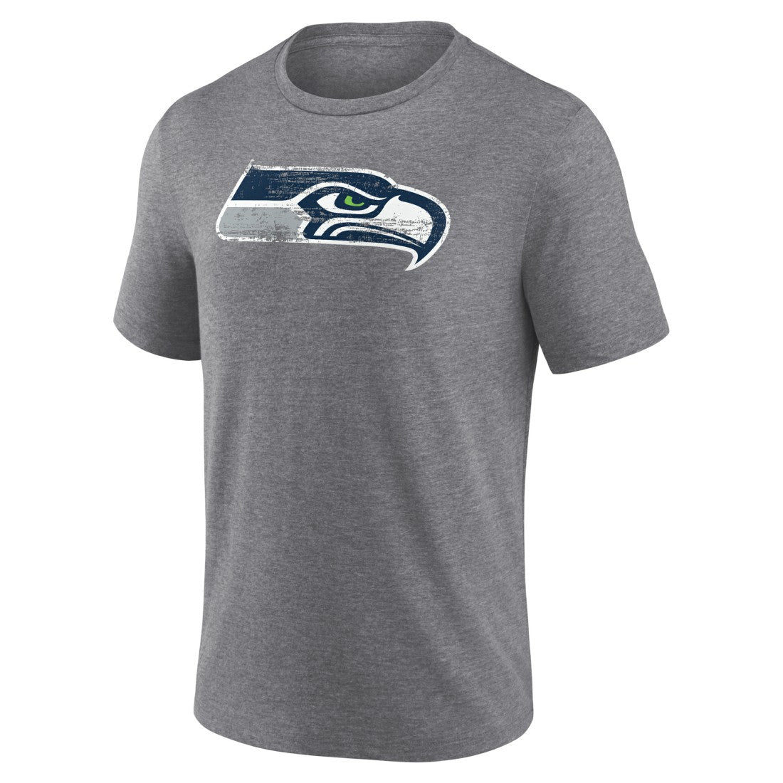 Seattle Seahawks Heritage Custom Name & Number Tri-Blend T-Shirt Gray