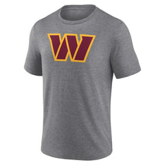 Washington Commanders Heritage Custom Name & Number Tri-Blend T-Shirt Gray
