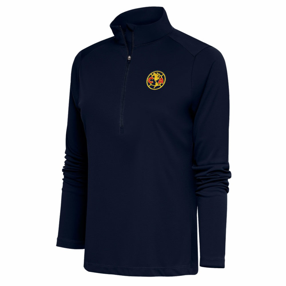 Club America Antigua Women's Statement Half-Zip Pullover Navy sale