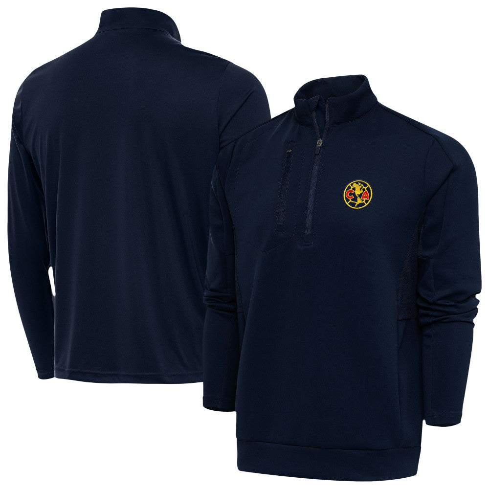 Club America Antigua Genesis Quarter-Zip Pullover Navy