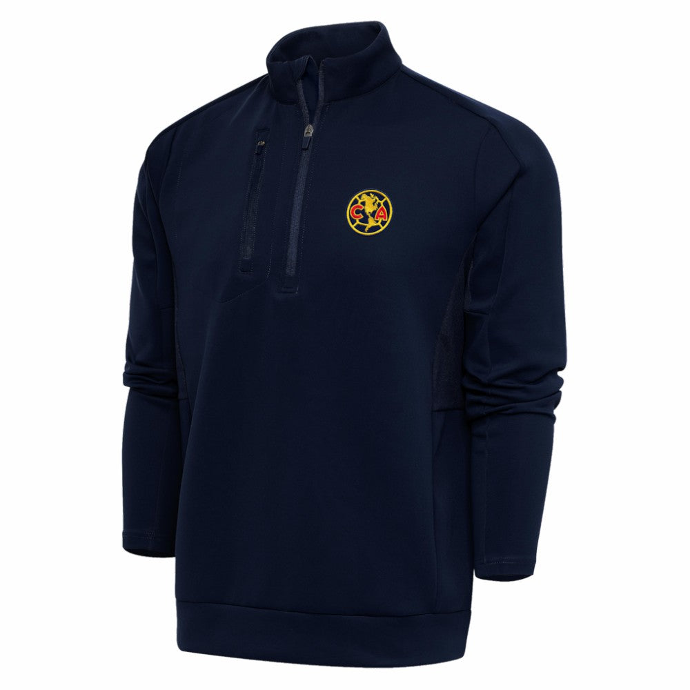 Club America Antigua Genesis Quarter-Zip Pullover Navy