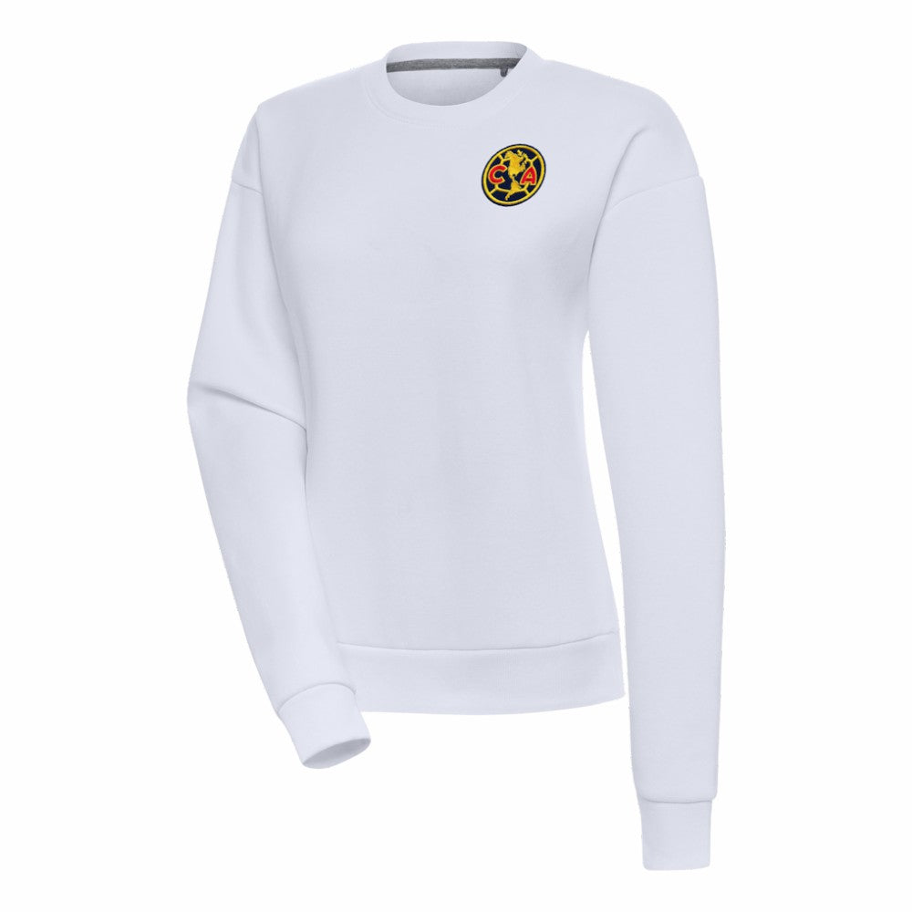 Club America Antigua Women's Takeover Pullover Sweatshirt White