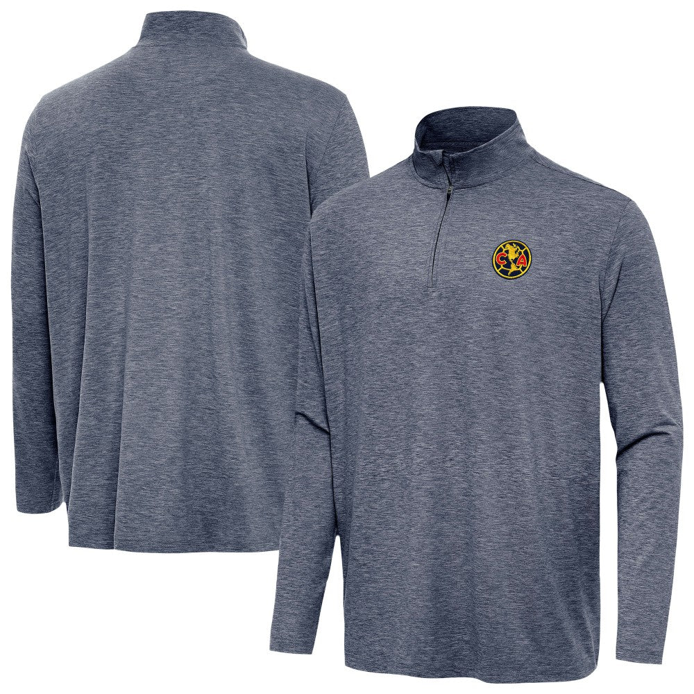 Club America Antigua Master Quarter-Zip Pullover Heather Navy