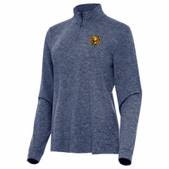 Club America Antigua Women's Master Quarter-Zip Pullover Heather Navy sale