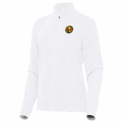 Club America Antigua Women's Master Quarter-Zip Pullover White sale