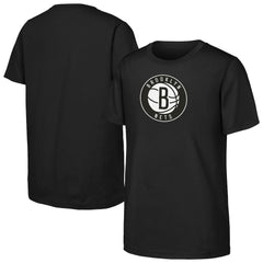 Brooklyn Nets Outerstuff Youth Primary Logo T-Shirt Black