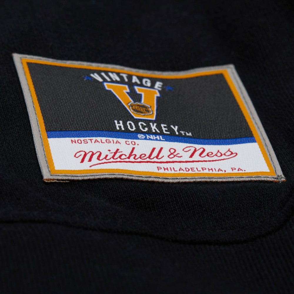 NHL Detroit Red Wings Mitchell & Ness Women's Vintage Crewneck Sweatshirt - Black