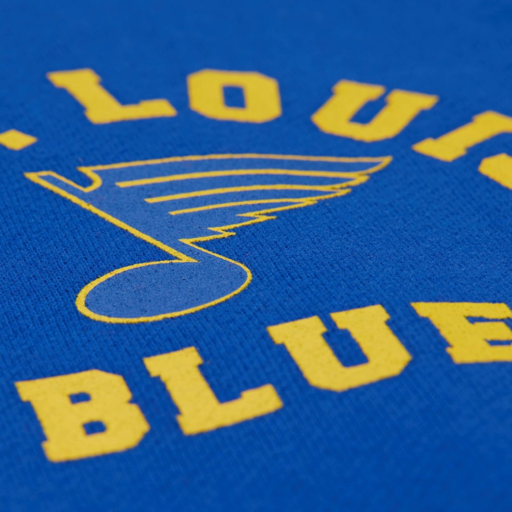 NHL St. Louis Blues Mitchell & Ness Women's Vintage Crewneck Sweatshirt - Blue