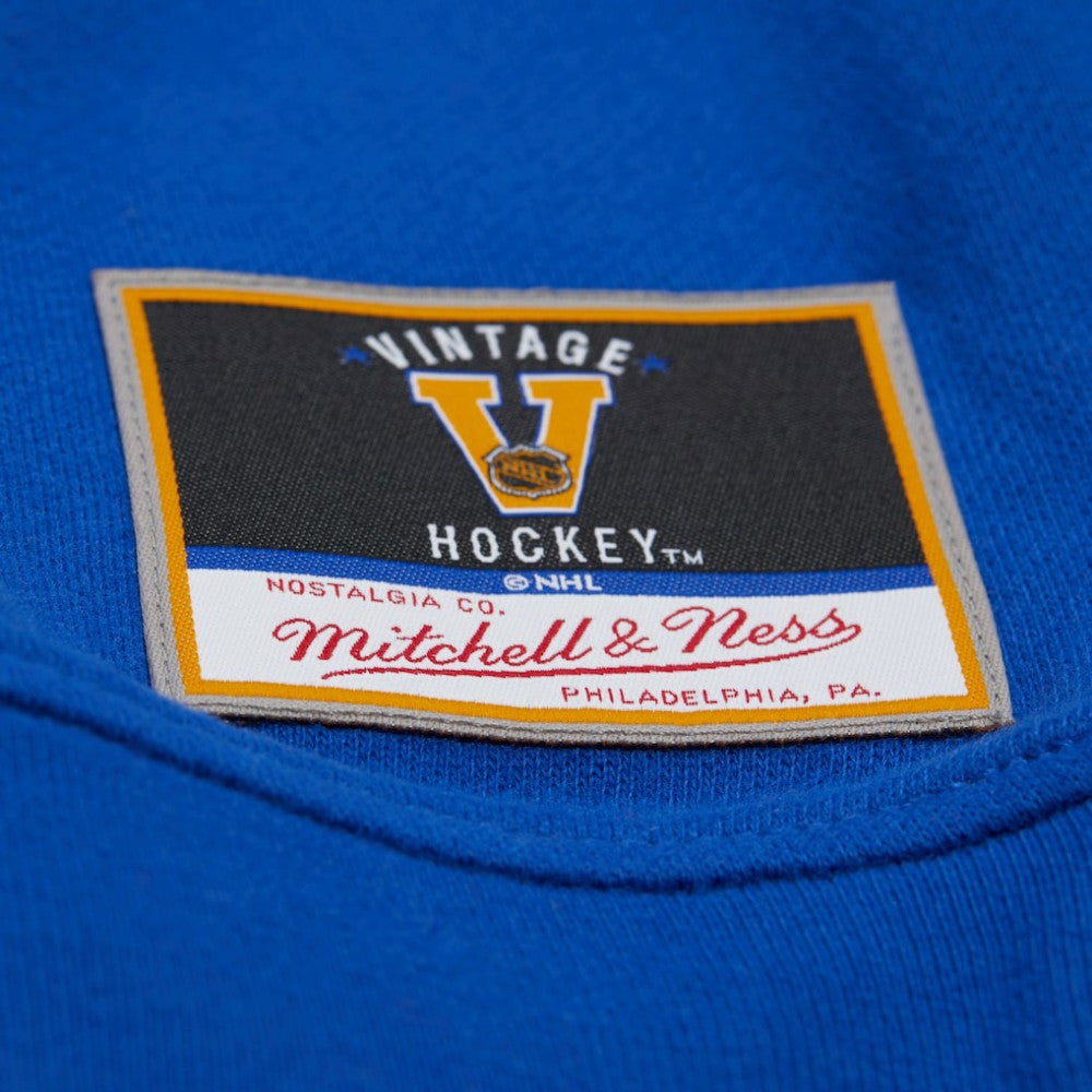 NHL St. Louis Blues Mitchell & Ness Women's Vintage Crewneck Sweatshirt - Blue