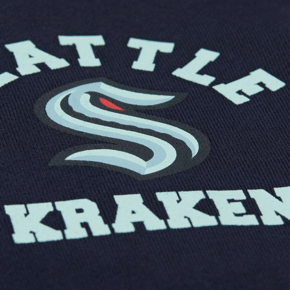 NHL Seattle Kraken Mitchell & Ness Women's Vintage Crewneck Sweatshirt - Deep Sea Blue
