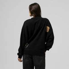 NHL Boston Bruins Mitchell & Ness Women's Vintage Crewneck Sweatshirt - Black