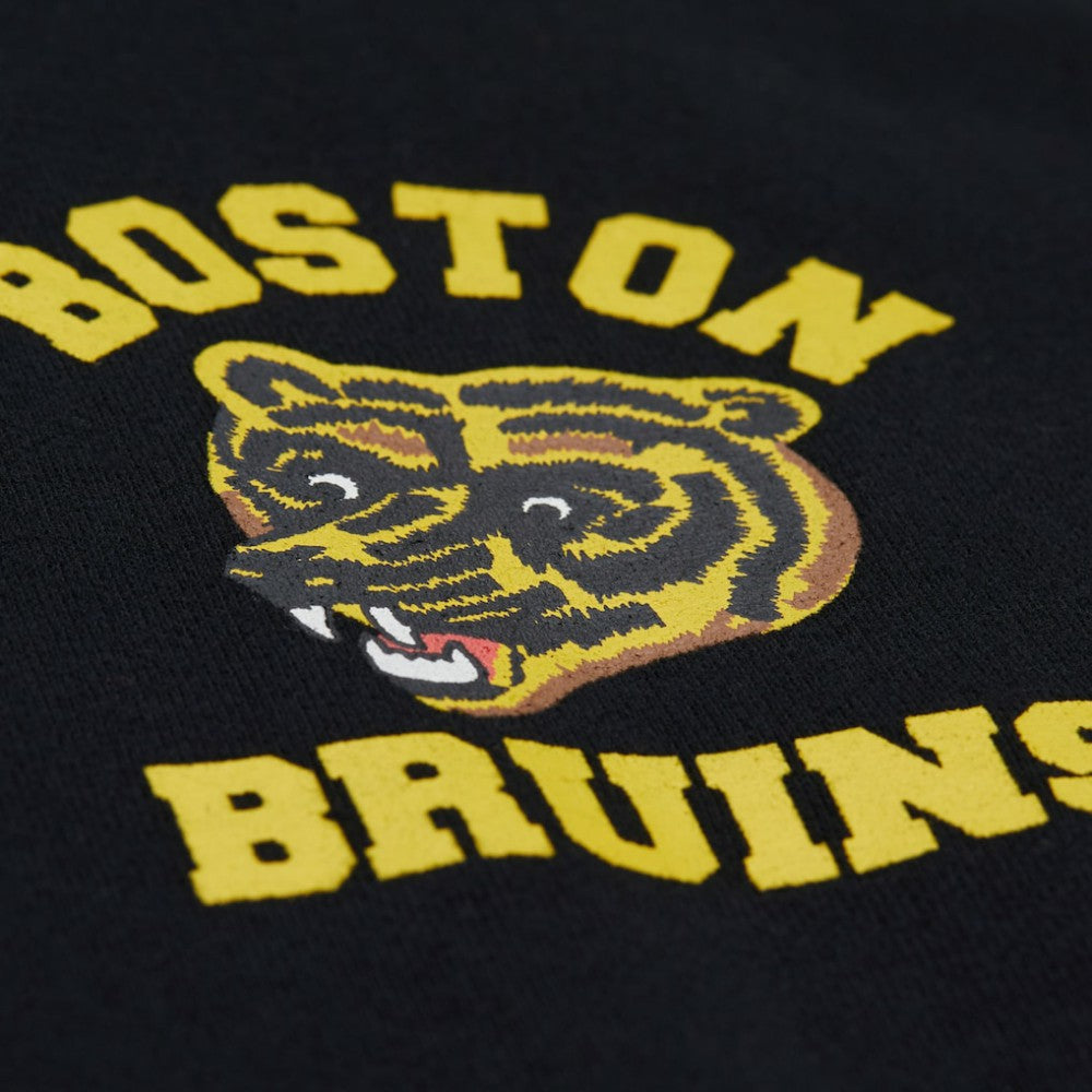 NHL Boston Bruins Mitchell & Ness Women's Vintage Crewneck Sweatshirt - Black
