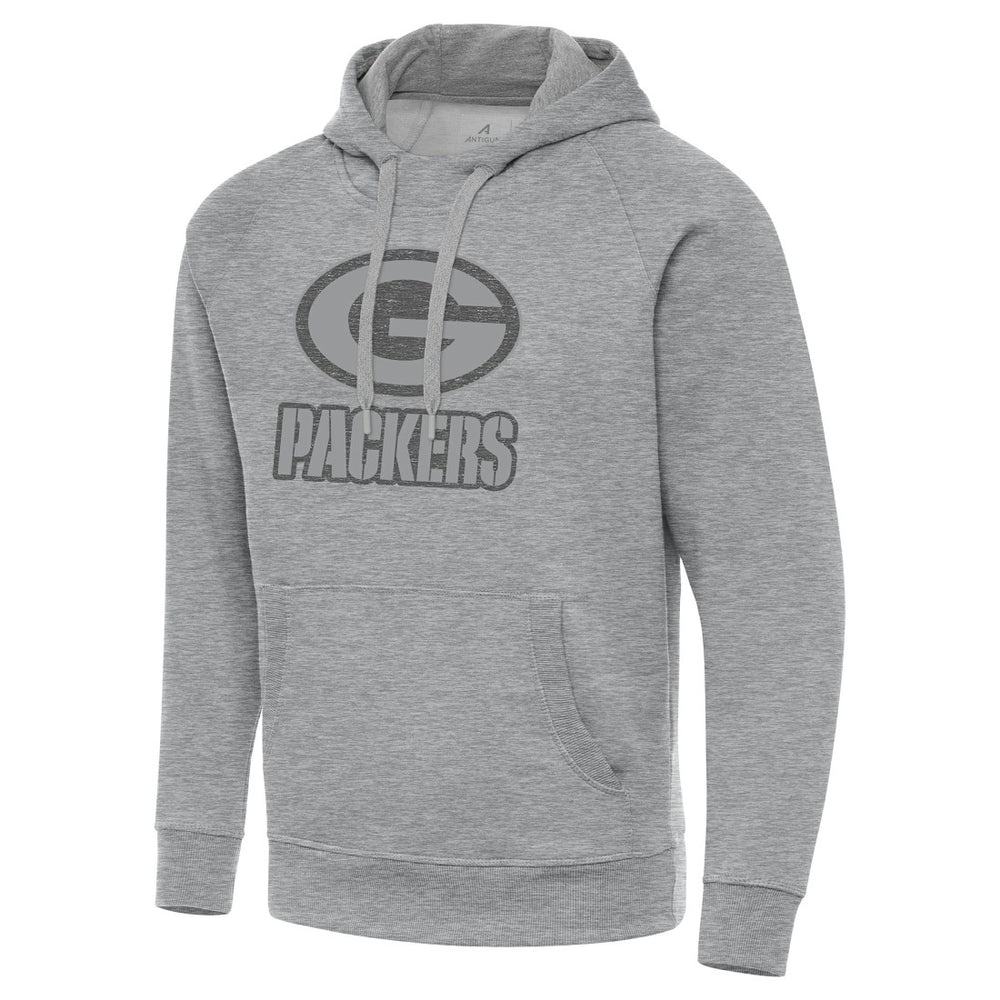 Green Bay Packers Antigua Victory Hoodie Heather Gray