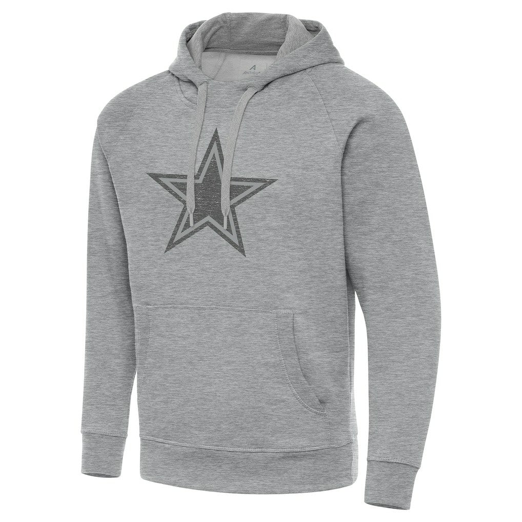 Dallas Cowboys Antigua Victory Hoodie Heather Gray