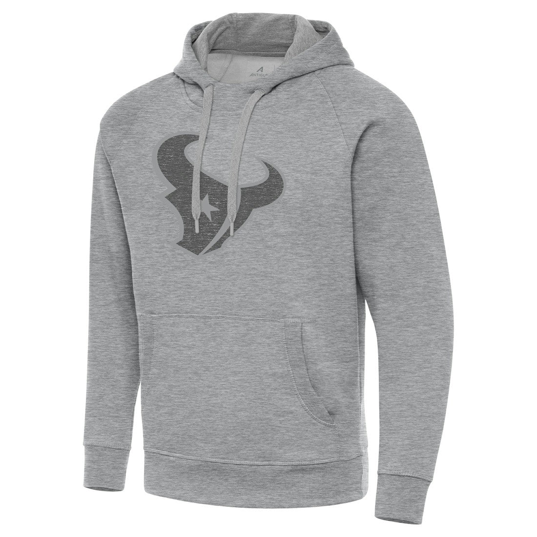 Houston Texans Antigua Victory Hoodie Heather Gray