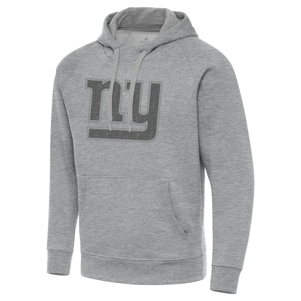 New York Giants Antigua Victory Hoodie Heather Gray