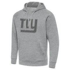 New York Giants Antigua Victory Hoodie Heather Gray