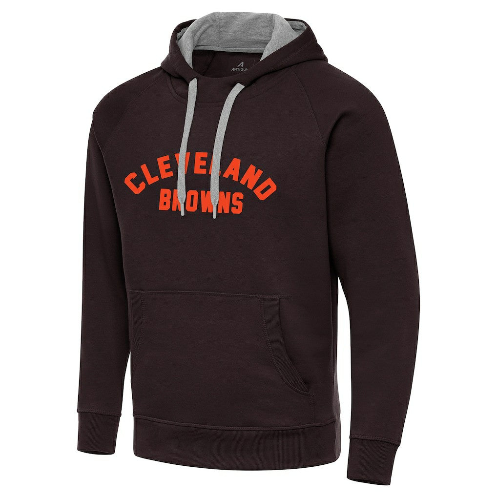 Cleveland Browns Antigua Victory Hoodie Brown